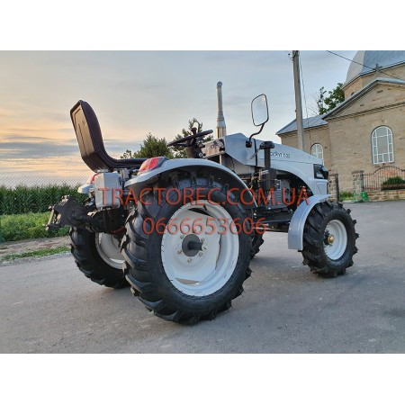 Мототрактор СКАУТ Т-25 Generation II із 2х корпусним плугом та фрезою 140 см! Безкоштовна доставка по Україні